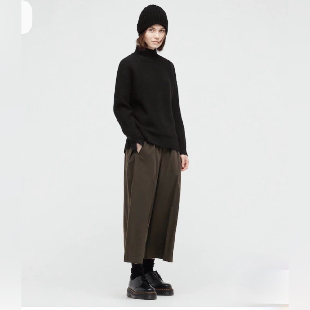 Uniqlo +J Wool-Blend Gaucho Pants, Size: 8, Color: Grey, New Without Tags